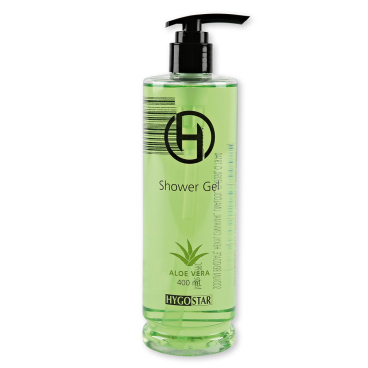 Hygostar® Shower Gel, pflegendes Duschgel mit Aloe Vera Duft 1 Karton = 2 Packungen à 15 Flaschen à 400 ml - Bild-Darstellung des Produktes 1