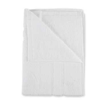 Hygostar® Badvorleger, weiche Baumwoll-Duschvorleger, 50 x 70 cm 1 Karton = 60 Packungen à 1 Tuch, Farbe: weiß - Bild-Darstellung des Produktes 1