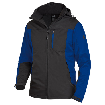 FHB® Softshelljacke JANNIK, royalblau/schwarz 1 Stück, Größe: M - Bild-Darstellung des Produktes 1