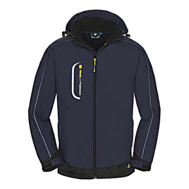4PROTECT® Softshelljacke MONTANA, marine/schwarz 1 Stück, Größe: XL - Bild-Darstellung des Produktes 1