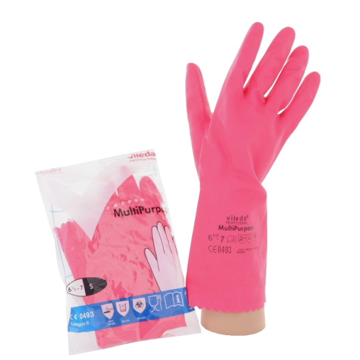 Vileda Professional Multipurpose Handschuh - Der Feine, rot