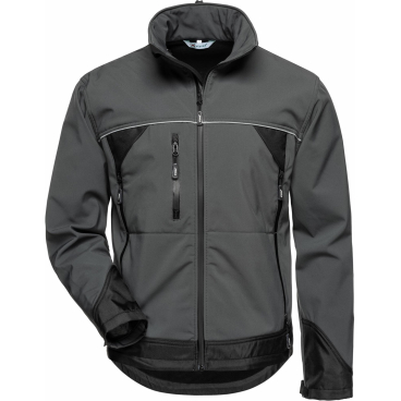 elysee® Premium Softshell-Funktionsjacke BETA, grau 1 Stück, Größe: 4XL - Bild-Darstellung des Produktes 1
