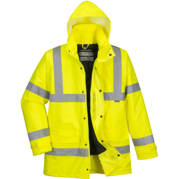 PORTWEST® Warnschutz Regenjacke S460, Traffic 1 Stück, Größe: XL - Bild-Darstellung des Produktes 1