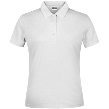 James® & Nicholson Damen Basic Polo Lady, white 1 Stück, Größe: M - Bild-Darstellung des Produktes 1