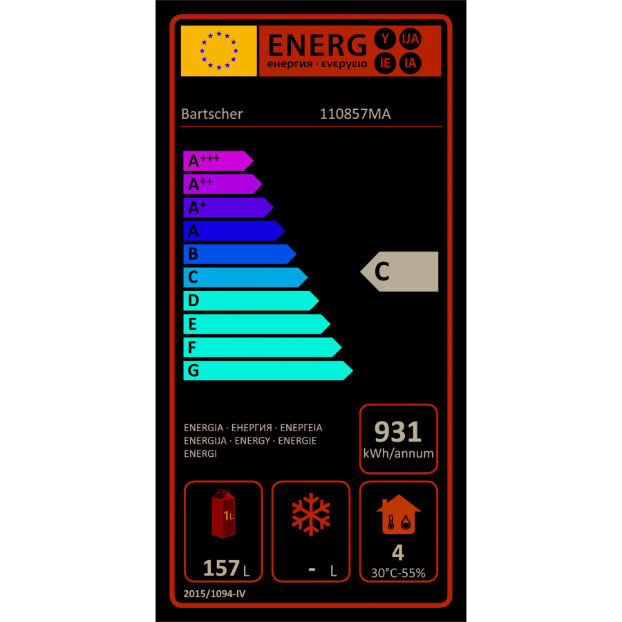Energieeffizienzklassen-Skala