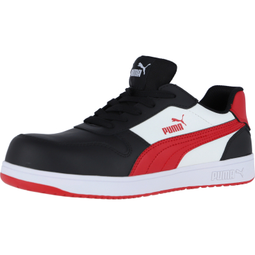 PUMA® Sicherheitshalbschuhe S3L FRONTCOURT, schwarz/rot 1 Paar, Größe: 48 - Bild-Darstellung des Produktes 1