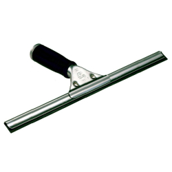 Unger Germany GmbH UNGER S-Wischer Edelstahlwischer, Hard, Fensterwischer komplett mit S-Schiene und hartem Gummi, Breite: 45 cm SE45H