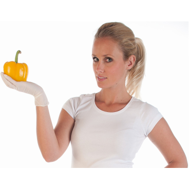 Hygonorm® Nitrilhandschuhe Allfood Safe, puderfrei, weiß 1 Packung = 250 Stück, Größe S - Bild-Darstellung des Produktes 1