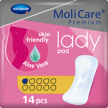 MoliCare® Premium lady pad Inkontinenzeinlagen 1 Tropfen, 1 Packung = 14 Einlagen - Bild-Darstellung des Produktes 1