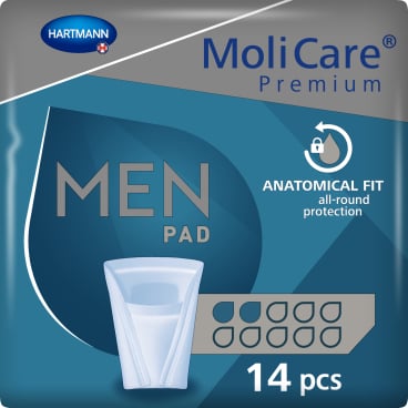 MoliCare® Premium MEN pad Inkontinenzeinlage 2 Tropfen, 1 Packung = 14 Einlagen - Bild-Darstellung des Produktes 1
