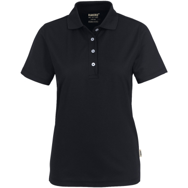 HAKRO® Damen Poloshirt COOLMAX, 150g/m² 206, schwarz 1 Stück, Größe: L - Bild-Darstellung des Produktes 1