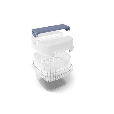 Rotho FRESH Dynamic Box Frischebox, Horizon blue Fassungsvermögen: 1,6 L - Bild-Darstellung des Produktes 1
