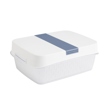 Rotho FRESH Dynamic Box Frischebox, Horizon blue Fassungsvermögen: 6,4 L - Bild-Darstellung des Produktes 1