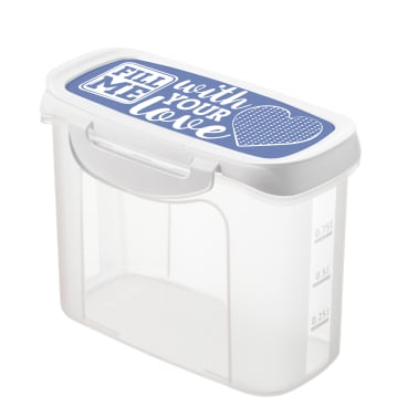 Rotho CLIC & LOCK Streudose Maße (L x B x H): 16,9 x 9,8 x 13,2 cm, 1 Liter - Bild-Darstellung des Produktes 1