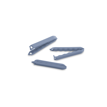 Rotho ONDA Verschlussclips 10 x Maße (L x B x H): 14 x 11,5 x 1,5 cm, groß - Bild-Darstellung des Produktes 1