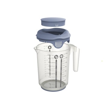 Rotho FRESH Mixbecher 1.5 l Maße (L x B x H): 18,5 x 13,3 x 19,2 cm - Bild-Darstellung des Produktes 1