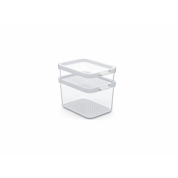 Rotho CAUMA KS Organizer Set, verschiedene Größen Größen 1,2 l und 2,15 l - Bild-Darstellung des Produktes 1