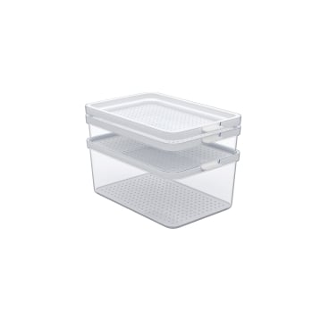 Rotho CAUMA KS Organizer Set, verschiedene Größen Größen 1,3 l, 2,6 l und 4,65 l - Bild-Darstellung des Produktes 1