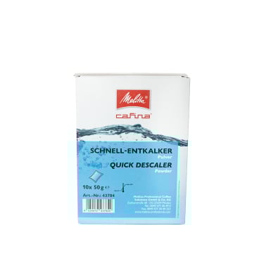 Melitta® Cafina® Schnell-Entkalker, Pulver 1 Karton = 10 Portionsbeutel à 50 g - Bild-Darstellung des Produktes 1