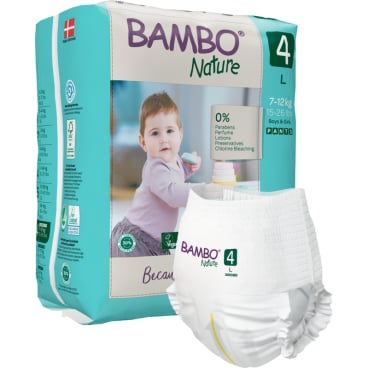Bambo® Nature Pants Windeln, Größe 4, 7 - 14 kg 1 Packung = 20 Stück - Bild-Darstellung des Produktes 1
