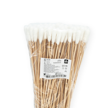 Heinz Herenz Holzstäbchen, Wattestäbchen WA 3, unsteril 1 Packung = 100 Stück, Länge: 400 x 4 mm - Bild-Darstellung des Produktes 1