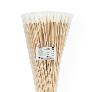 Heinz Herenz Holzstäbchen, Wattestäbchen WA 3, unsteril 1 Packung = 100 Stück, Länge: 500 x 4 mm - Bild-Darstellung des Produktes 1