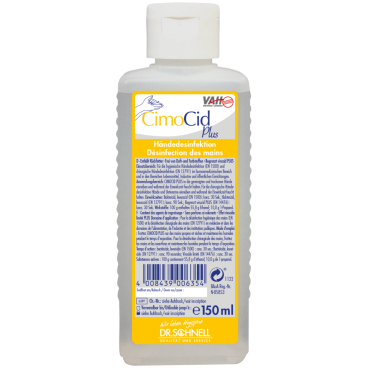 Dr. Schnell CimoCid Plus Händedesinfektion, VAH-gelistet 150 ml - Flasche - Bild-Darstellung des Produktes 1