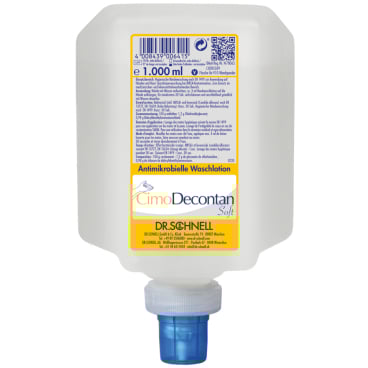 Dr. Schnell CimoDecontan Soft Antimikrobielle Waschlotion 1 Liter - V10 Spenderflasche - Bild-Darstellung des Produktes 1