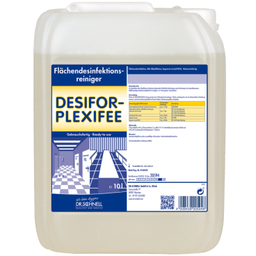 Dr. Schnell Flächendesinfektion DESIFOR-PLEXIFEE, gebrauchsfertig 10 Liter - Kanister - Bild-Darstellung des Produktes 1