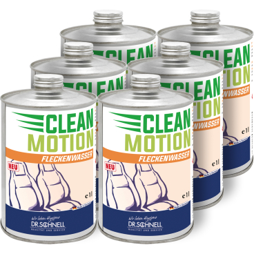 Dr. Schnell Fleckenwasser Cleanmotion, gebrauchsfertig 1 Karton = 6 Flaschen à 1 Liter - Bild-Darstellung des Produktes 1