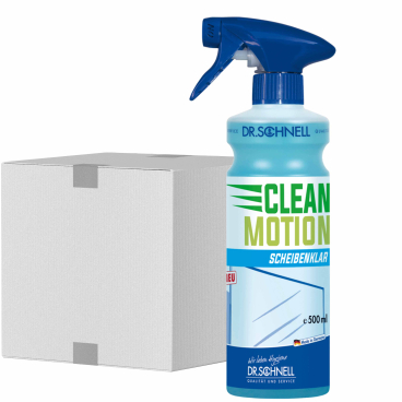 Dr. Schnell Scheibenreiniger CLEANMOTION SCHEIBENKLAR 1 Karton = 20 Flaschen à 0,5 Liter - Bild-Darstellung des Produktes 1