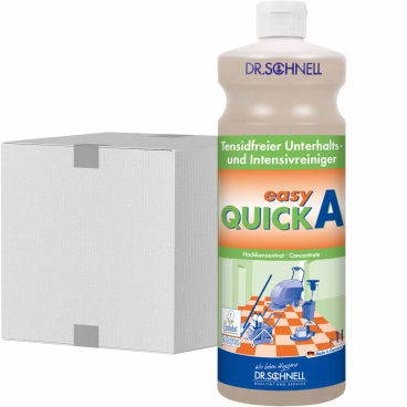 Dr. Schnell EASY QUICK A Intensivreiniger, Konzentrat  1 Karton = 12 Flaschen à 1 Liter - Bild-Darstellung des Produktes 1