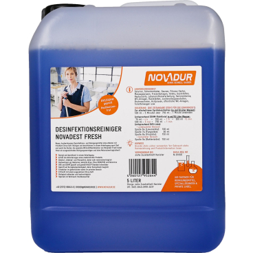 NOVADUR Novadest Fresh Desinfektionsreiniger Konzentrat 5 Liter - Kanister - Bild-Darstellung des Produktes 1