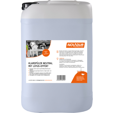 NOVADUR Klarspüler Neutral + Lotus-Effekt 20 Liter - Kanister - Bild-Darstellung des Produktes 1