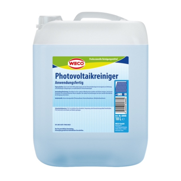 Weco Photovoltaikreiniger, Spezialreiniger 10 Liter - Kanister - Bild-Darstellung des Produktes 1