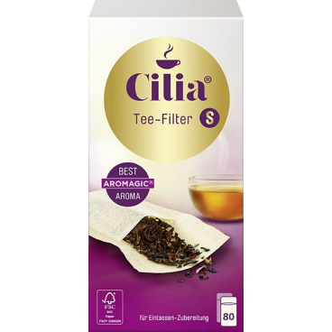 Cilia® Teefilter S 1 Karton = 8 Packungen à 80 Stück - Bild-Darstellung des Produktes 1