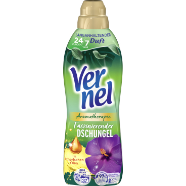 Vernel Aromatherapie Faszinierender Dschungel Weichspüler, 37 WL 814 ml - Flasche - Bild-Darstellung des Produktes 1