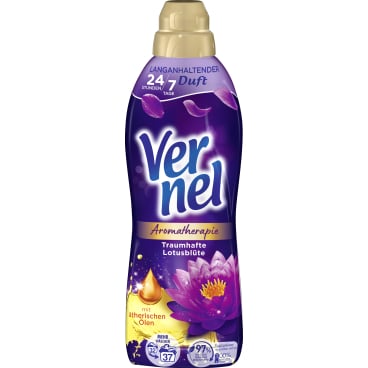 Vernel Aromatherapie Traumhafte Lotusblüte Weichspüler, 37 WL 814 ml - Flasche - Bild-Darstellung des Produktes 1