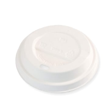 Greenbox Papp-Deckel mit Trinköffnung, Ø 9 cm, weiß 1 Karton = 20 Packungen à 50 Stück - Bild-Darstellung des Produktes 1