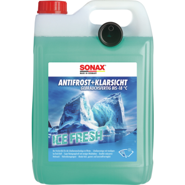 SONAX Antifrost & Klarsicht Scheibenreiniger, Ice-fresh 5 Liter - Kanister - Bild-Darstellung des Produktes 1