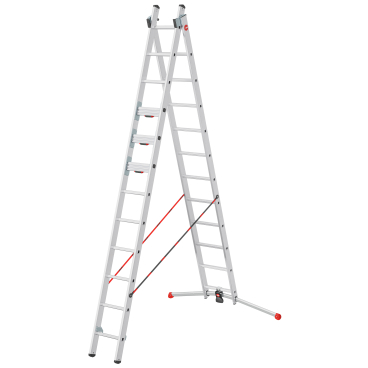 Hailo S Pro Mehrzweckleiter S110: 2 x 12 Stufen - Bild-Darstellung des Produktes 1