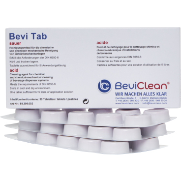 Bevi Tab zur Schankanlagenreinigung Sauer - Bild-Darstellung des Produktes 1