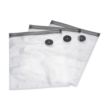 CASO Vacu ZIP-Bags, Vakuumbeutel, stabile Rippenstruktur, 20 Stk. 1 Packung = 20 Beutel à 26 x 35 cm - Bild-Darstellung des Produktes 1