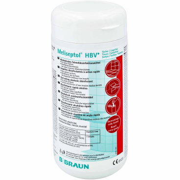 B. Braun Meliseptol® HBV Desinfektionstücher Spenderbox mit 100 Stück - Bild-Darstellung des Produktes 1