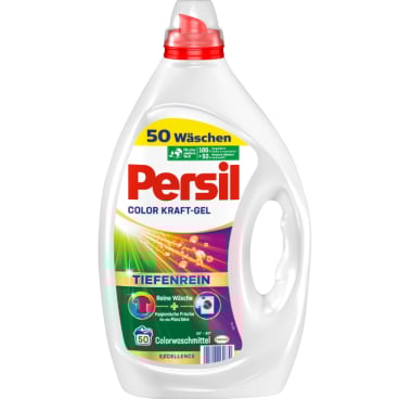 Persil Kraft Gel Color Flüssigwaschmittel 2,25 Liter- Flasche, 50 WL - Bild-Darstellung des Produktes 1