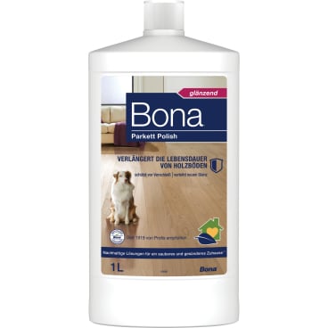 Bona Parkett Polish gloss Parkettpflege, glänzend 1000 ml - Flasche - Bild-Darstellung des Produktes 1