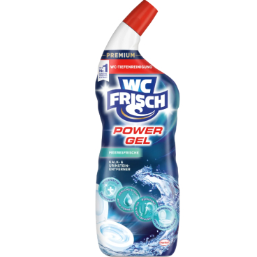 WC Frisch Power WC Gel Meeresfrische Kalkreiniger 750 ml - Flasche - Bild-Darstellung des Produktes 1