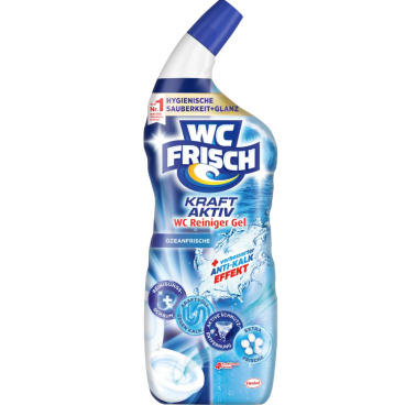WC Frisch Kraft Aktiv WC Reiniger Gel Ozeanfrische 750 ml - Flasche - Bild-Darstellung des Produktes 1