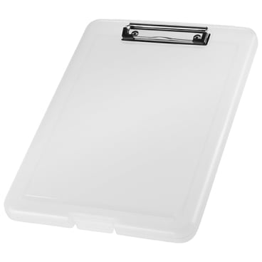 helit Klemmbrett A4 "the clip" Farbe: weiß transluzent - Bild-Darstellung des Produktes 1