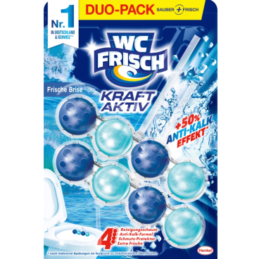 WC Frisch Kraft-Aktiv WC-Duftspüler Frische Brise 1 Packung = 2 Stück à 50g - Bild-Darstellung des Produktes 1